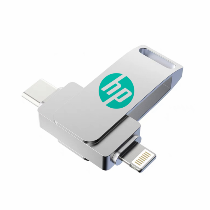 hp-แฟลชไดร์ฟ-usb-otg-256gb-512gb-1tb-type-c-สำหรับ-iphone-ipad-ปากกาสายฟ้าไดรฟ์-hd-แฟลชไดร์ฟหน่วยความจำ