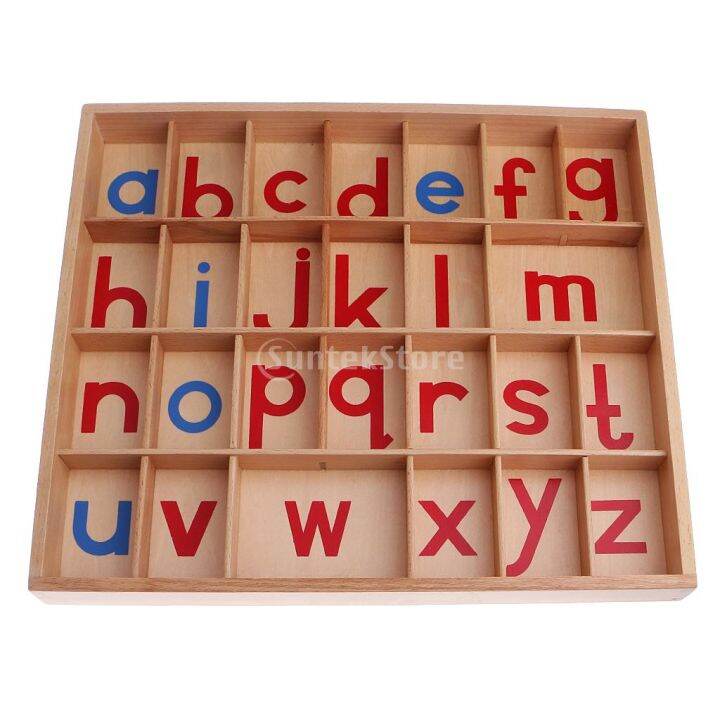 Montessori Movable Alphabet Box Letter Wooden for Children | Lazada PH