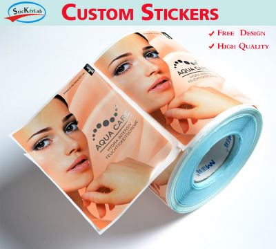 custom 20USD for 100 pcs in 4x4cm Outdoor Vinyl stickers PVC labels Vehicle decal Excellent UV Scratch and Water resistance