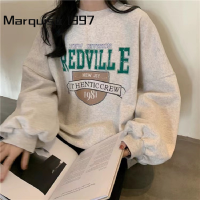 Marquise1997 เสื้อฮู้ด เสื้อแขนยาวอบอุ่น หลวมและสบาย ทันสมัย สบายๆ สไตล์ คลาสสิค WWY23000KX 41Z231008