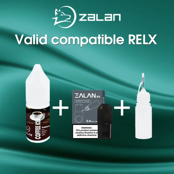 AOE Zalan Vaper Refillable Pod Case 23Flavor Zalan 10ml juice Fill 2ml