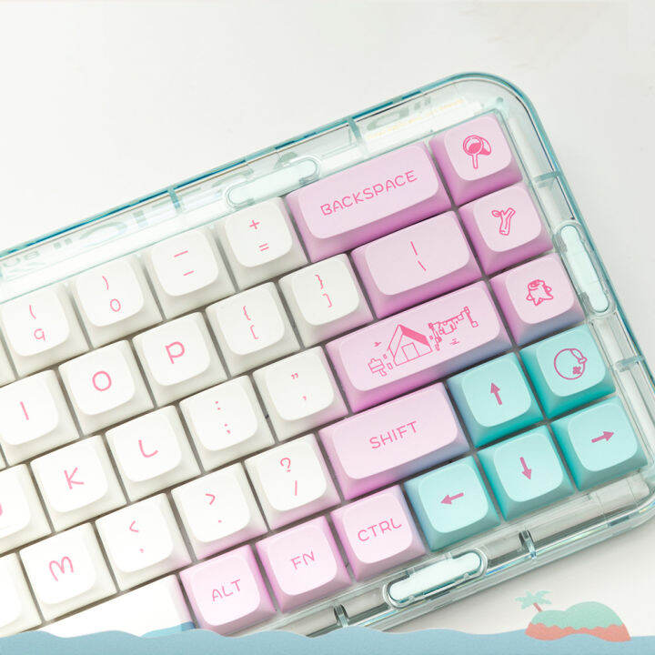 childish-interest-keycap-set-138คีย์-xda-profile-pbt-ใช้งานร่วมกับ-gateron-cherry-mx-switches-mechanical-gaming-keyboard-keycap