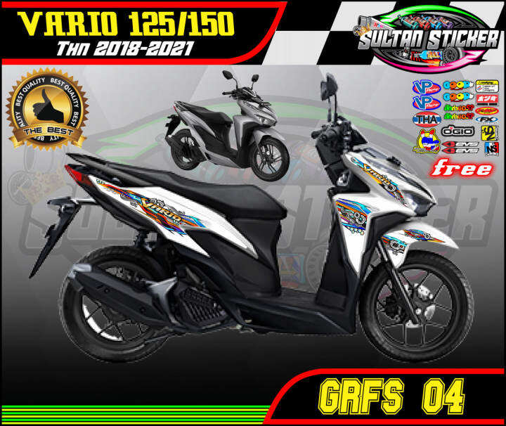 Stiker Variasi Streaping Decal List Motor HONDA VARIO FI/Injeksi 125/