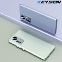 KEYSION TPU สีด้าน Kes untuk Xiaomi 12 Pro 12X 12S อัลตร้า Nipus Lembut เคสซิลิโคนสำหรับ Xiaomi Mi 11 Lite 5G NE