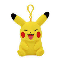 หนังแท้รุ่นเดียวกันโปเกมอน Pikachu พวงกุญแจจี้ตุ๊กตากระเป๋ากระเป๋านักเรียน ~