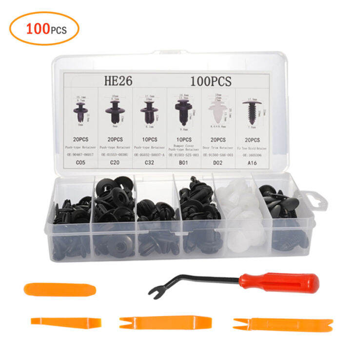 Plastic Rivets 16 Most Popular Sizes Car Thumbnail Rivet Sets Fender