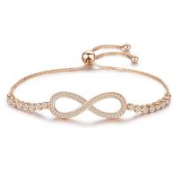 TONGZHE Endless Mens Bracelets 2019 925 Sterling Silver CZ Rose Gold Charm Infinity Tennis Bracelets for Women Jewelry Pulsera