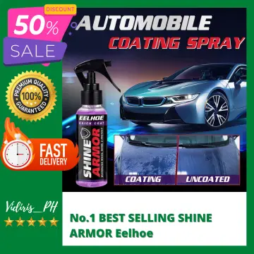 Shine Armor Car Wash Ceramic Fortify Fast Polish and Sealant Spray 100ml  Car Nano Coating Wax