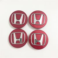 Night Knight 4ชิ้นเซ็ต69มม. 58มม. ศูนย์ล้อรถ Hub Caps สำหรับ Honda Accord Civic CRV Crosstour H-RV City หยก Odyssey Auto Emblem Badge