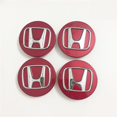 Night Knight 4ชิ้นเซ็ต69มม. 58มม. ศูนย์ล้อรถ Hub Caps สำหรับ Honda Accord Civic CRV Crosstour H-RV City หยก Odyssey Auto Emblem Badge