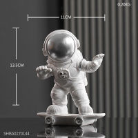 New Nordic Resin Creative Astronaut Sculpture Figurine Store Craft Desk Home Decoration Accessories Modern Birthday Gift Cartoon