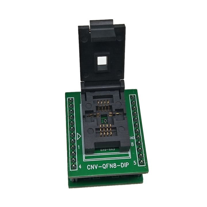 qfn8-dfn8-wson8-programming-socket-pin-pitch-1-27mm-ic-body-size-6x8-mm-clamshell-test-socket-zif-adapter-kelivn-socket