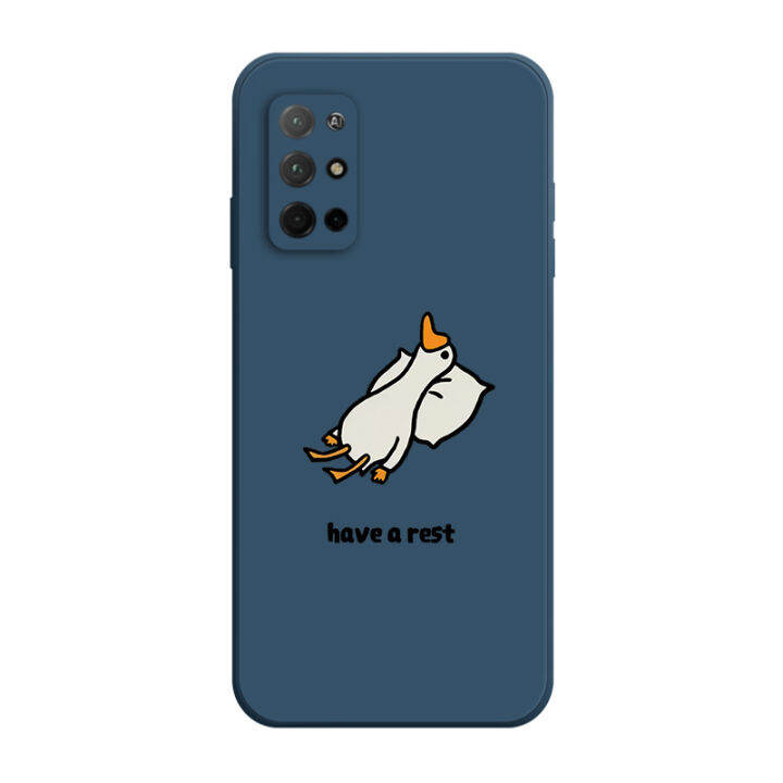 เคส-huawei-honor-30s-20s-case-เคสการ์ตูนน่ารักเป็ดเคสซิลิโคนเหลว-flocking-ฝาครอบโทรศัพท์ป้องกัน-เคสโทรศัพท์