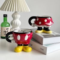 พร้อมส่ง ? แก้วน้ำ Mickey Minnie แก้วมัค แก้วกาแฟ แก้วเซรามิค ceramic น่ารักมาก ใส่เครื่องดื่ม โมเดล แก้วน่ารักๆ มิกกี้