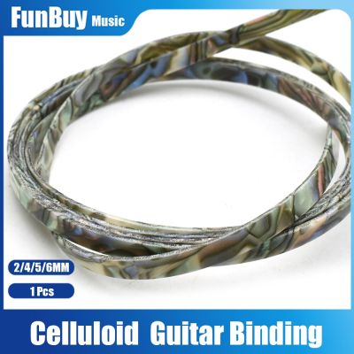 ‘【；】 Colorful Celluloid 6/5/4/2 Mm Width Guitar Binding Purfling 5 Feet Length Imitation Abalone Pearl