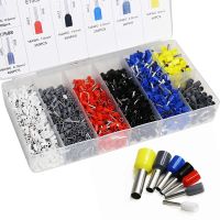 1900pcs wire ferrule terminal kit  AWG 22-10 insulated wire core pin end terminals  used for electrical wiring  etc Electrical Circuitry  Parts