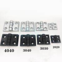 1pc 30/40 series CNC 3D Printer Aluminum profile hinge Black Nylon hinge connections Accessories bracket fastener EU standard Hand Tool Parts Accessor