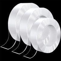 2-10M Double Sided Adhesive Tape Heavy Duty Transparent Washable Ultra-strong Two Sided Mounting Tape Strips for Decoration Adhesives  Tape