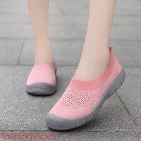 Fashionshoes1 (สต็อกพร้อม) แฟชั่นรองเท้าขี้เกียจลำลองรองเท้ากีฬารองเท้าวิ่งกลางแจ้งแบนรองเท้าผู้หญิงรองเท้า 35-40