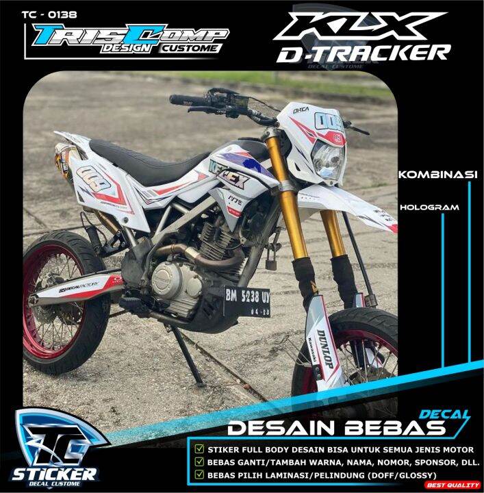 Decal Kit Kombinasi Sticker Motor Dtracker Fullbody Kombinasi Hologram ...