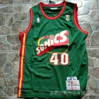 Supersonics Shawn NBA Jersey No. 40 Kemp Retro Classic Sports Vest Commemorative Edition Plus Size Wholesale Contact Customer Service