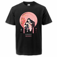 Demon Slayer Summer Hot T Shirt men women Nezuko Kimetsu no Yaiba graphic Anime Shirts Hip Hop Printed Streetwear Cotton T-shirt
