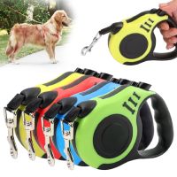 【LZ】 3m/5m Dog Leash Durable Automatic Retractable Dog Roulette Nylon Dog Collar Extension Puppy Walking Running Lead Dog Accessories