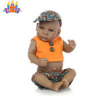 SS【ready stock】27CM Cute Super Soft Mini Silicone Simulation Doll Baby Enlightenment Toy Baby Sleep Helper