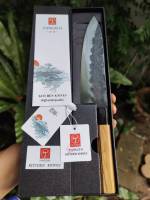 มีดเชฟ มีดครัว Japanese chef knife Fangzuo 8" เหล็ก 8Cr14CoMov มีดทำครัว มีดเชฟญี่ปุ่น ด้ามไม้ ทรง 8 เหลี่ยม