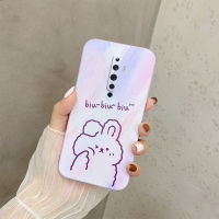 เคส OPPO Reno2 F กระต่ายน่ารักการ์ตูนหมีน่ารักพร้อมฝาครอบโทรศัพท์ลายการ์ตูนน่ารักข้าง Reno2F OPPO เคสนิ่ม TPU