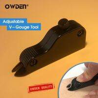 OWDEN Adjustable V-Gouge Tool Leather Craft Cutting Folds Box Corners Shoes Accessories