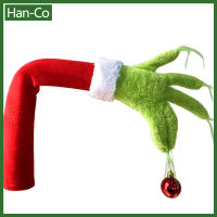 [Han-Co] ของตกแต่งต้นคริสต์มาส Grinch Arm Ornament น่ารักคริสต์มาส Grinch Elf Arm Ornament