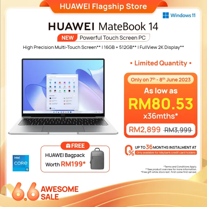 HUAWEI MateBook14 I5 16GB 512GB タッチ対応 タブレット | celebrity