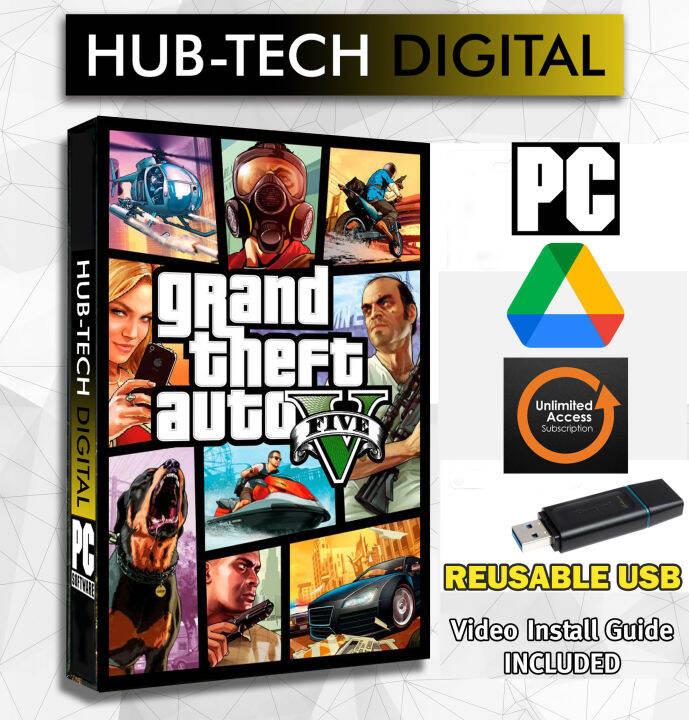 GTA V PC Games for Windows Installer Lazada PH