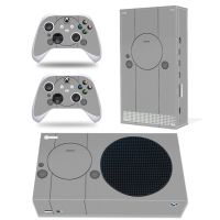 สติกเกอร์สติกเกอร์รูปลอกสำหรับ Xbox Series S โลหะและเรขาคณิตผิวไวนิลคอนโซล DualSense คอนโทรลเลอร์สติกเกอร์ป้องกันฝุ่นสติกเกอร์ LTZ3721