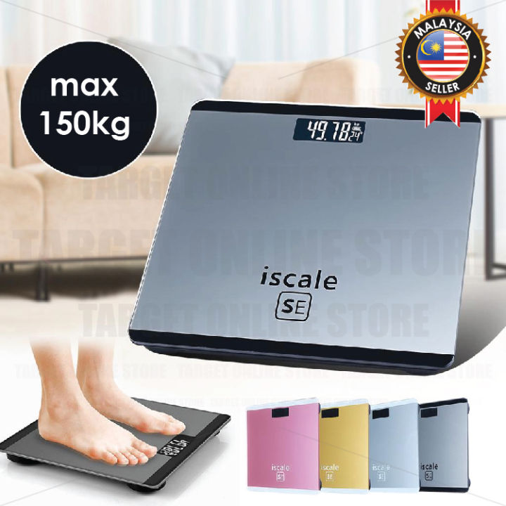 iScale [SE] Electronic Tempered Glass Weighing Scale Weight Scale