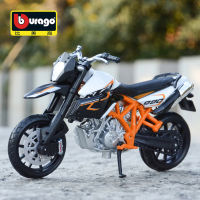 Bburago 1:18 KTM 990 Supermoto R รถจักรยานยนต์รุ่น Diecast โลหะของเล่นรถจักรยานยนต์จำลองคอลเลกชันเด็กของขวัญ