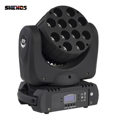 DJ Lyre DMX Stage Light LED Moving Head LED Beam 12X12W RGBW Professional Stage DJ Mini LED 10W Spot Beam Home SHEHDS