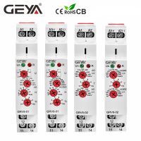 GEYA รีเลย์ปรับได้รีเลย์ป้องกันไฟฟ้ากระแสสลับ110โวลต์240โวลต์ DC12V