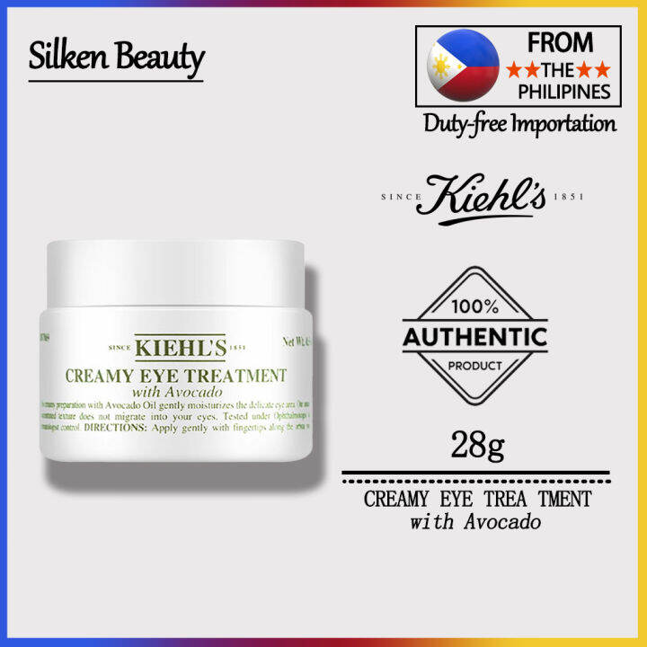 KiehI's 28g Avocado Eye Cream Hydrating and Depuffing for Eye Bags
