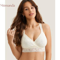 2021MOMANDA Womens Pregnancy Bralette Bra Wire Free Lace Nursing Bra