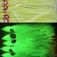 10PCS 12cm / 15cm / 18cm Large Big Soft Glow Octopus Skrit Squid Lure Luminous Saltwater Fishing Baits