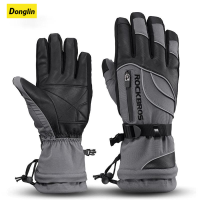 Donglin องศาถุงมือปั่นจักรยานความร้อนกันน้ำ Windproof Mtb ถุงมือจักรยานสำหรับเล่นสกีเดินป่าสโนว์โมบิลรถจักรยานยนต์