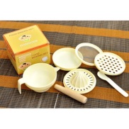 Bộ Chế Biến Ăn Dặm Kiểu Nhật Tốt Cho Bé Từ 5 - 6 Tháng Trở Lên Goodbaby Set