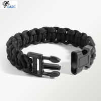 สร้อยข้อมือ Paracord เดินป่าตั้งแคมป์สำหรับวัยรุ่นชายของขวัญปาร์ตี้ตั้งแคมป์อุปกรณ์ฉุกเฉิน