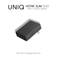 UNIQ Votre Slim Duo หัวชาร์จ 20W Adapter USB-C &amp; USB-A ชาร์จเร็ว Fast Charge