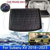 สำหรับ Subaru XV Crosstrek 2018 2019 2020 2021 2022 2023ถาดท้ายกระบะท้ายรถเสื่อดินสอเขียนขอบตากันน้ำอุปกรณ์เสริมพรมปูพื้น