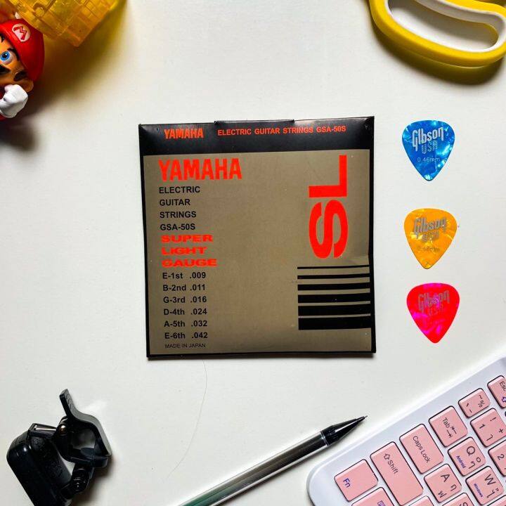 สายกีต้าร์ไฟฟ้า-yamaha-เบอร์-9-เเถมฟรีปิ๊กกีต้าร์-3-อัน-1ในสายกีต้าร์ไฟฟ้าที่ได้รับความนิยมที่สุด-yamaha-เสียงคมใส-ให้โน้ตชัดเจน-ราคาถูก