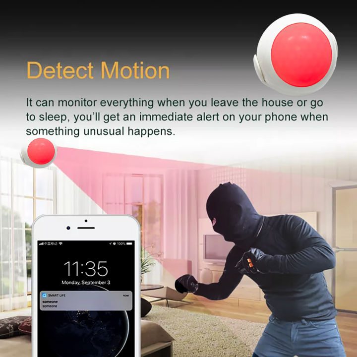 gantch-smart-zigbee-เซ็นเซอร์ตรวจจับการเคลื่อนไหว-ir-memerlukan-hub-gantch-serasi-dengan-apple-homemkit-alexa-360-pengesanan-keselampencuri-penggera-sensor-kawalan-app-kehidupan-pintar