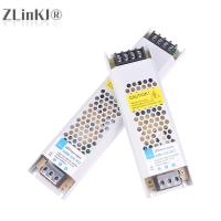 1Pc Ultra Thin LED Power Supply DC 12V 60W 100W 150W Lighting Transformers AC185-240V Driver For LED Strip Lights Home Decor Electrical Circuitry Part